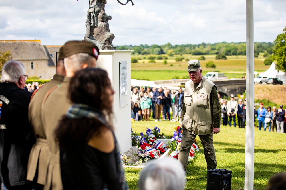 Airborne Memorial Ceremony at Iron Mike