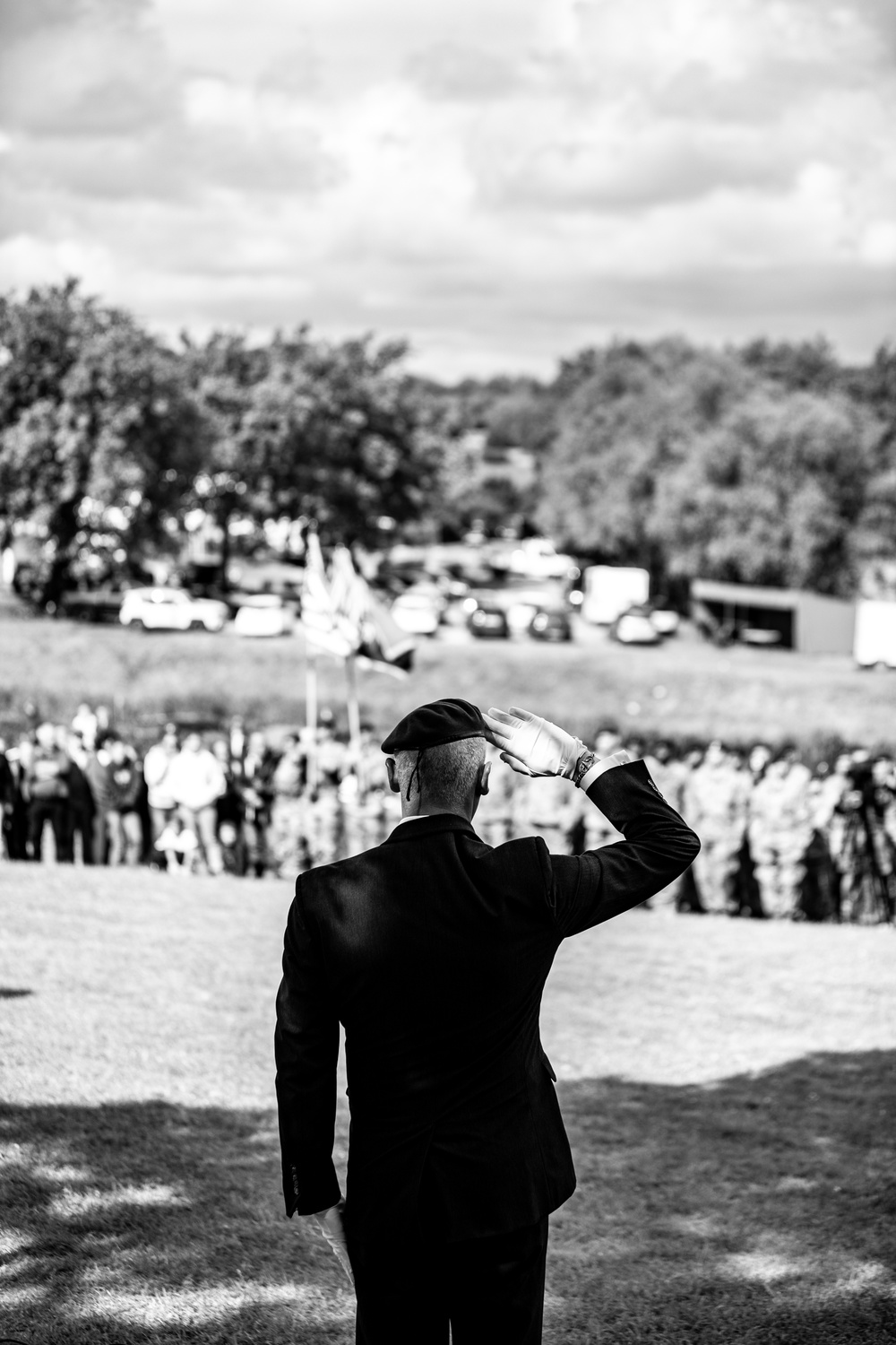 Airborne Memorial Ceremony at Iron Mike