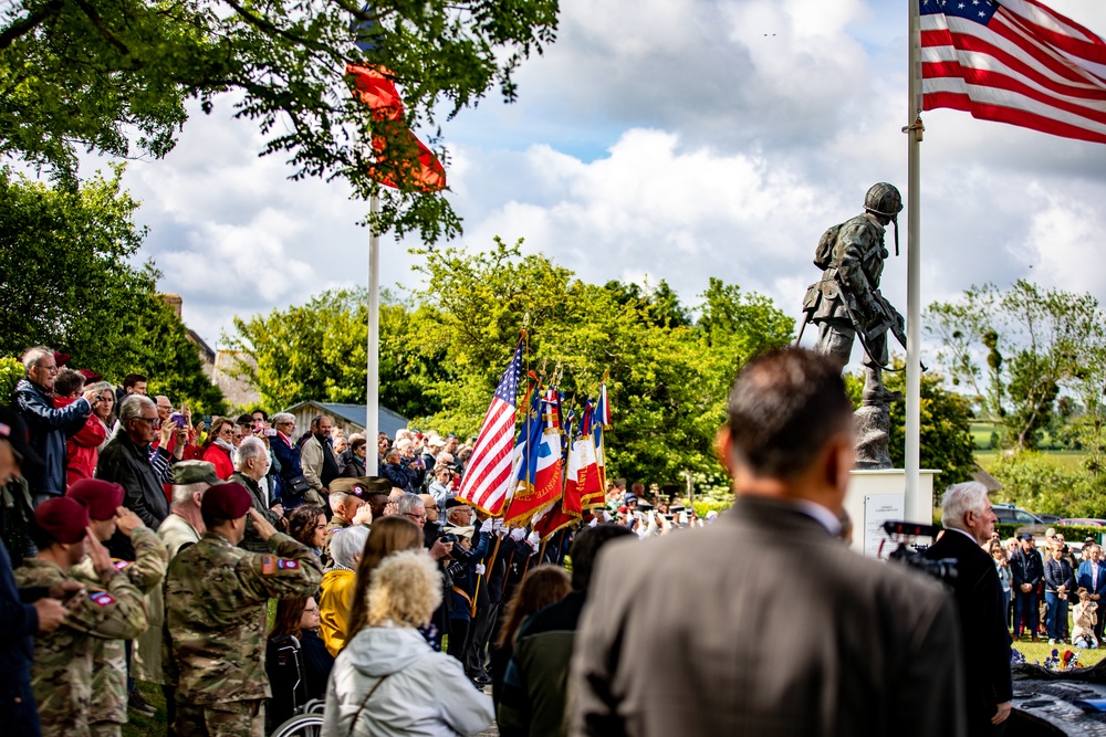 Airborne Memorial Ceremony at Iron Mike