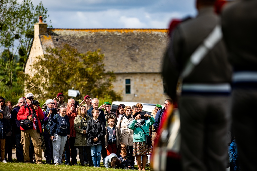 Airborne Memorial Ceremony at Iron Mike