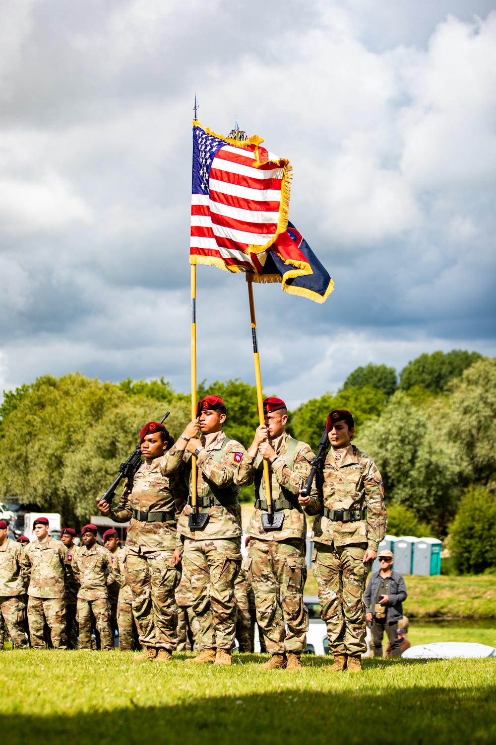 Airborne Memorial Ceremony at Iron Mike