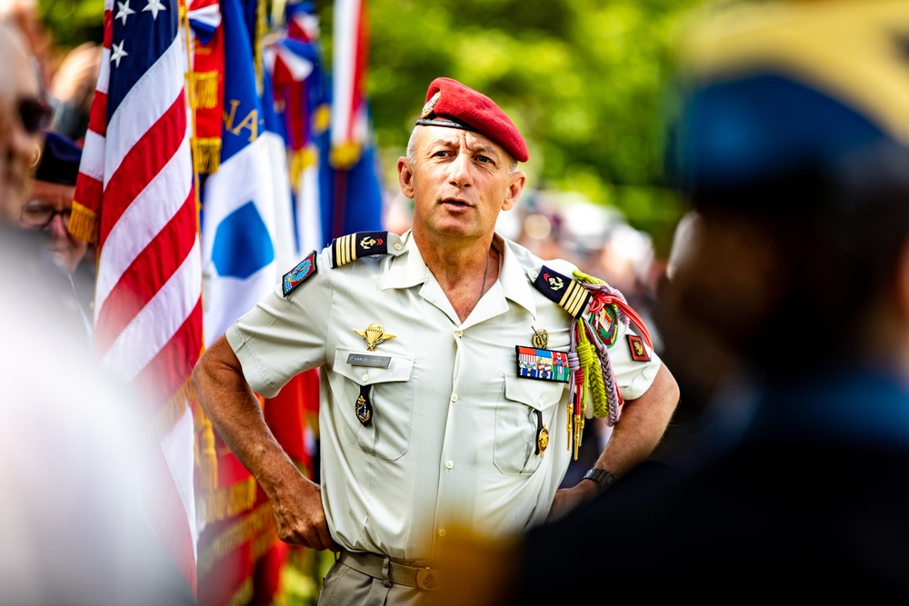 Airborne Memorial Ceremony at Iron Mike