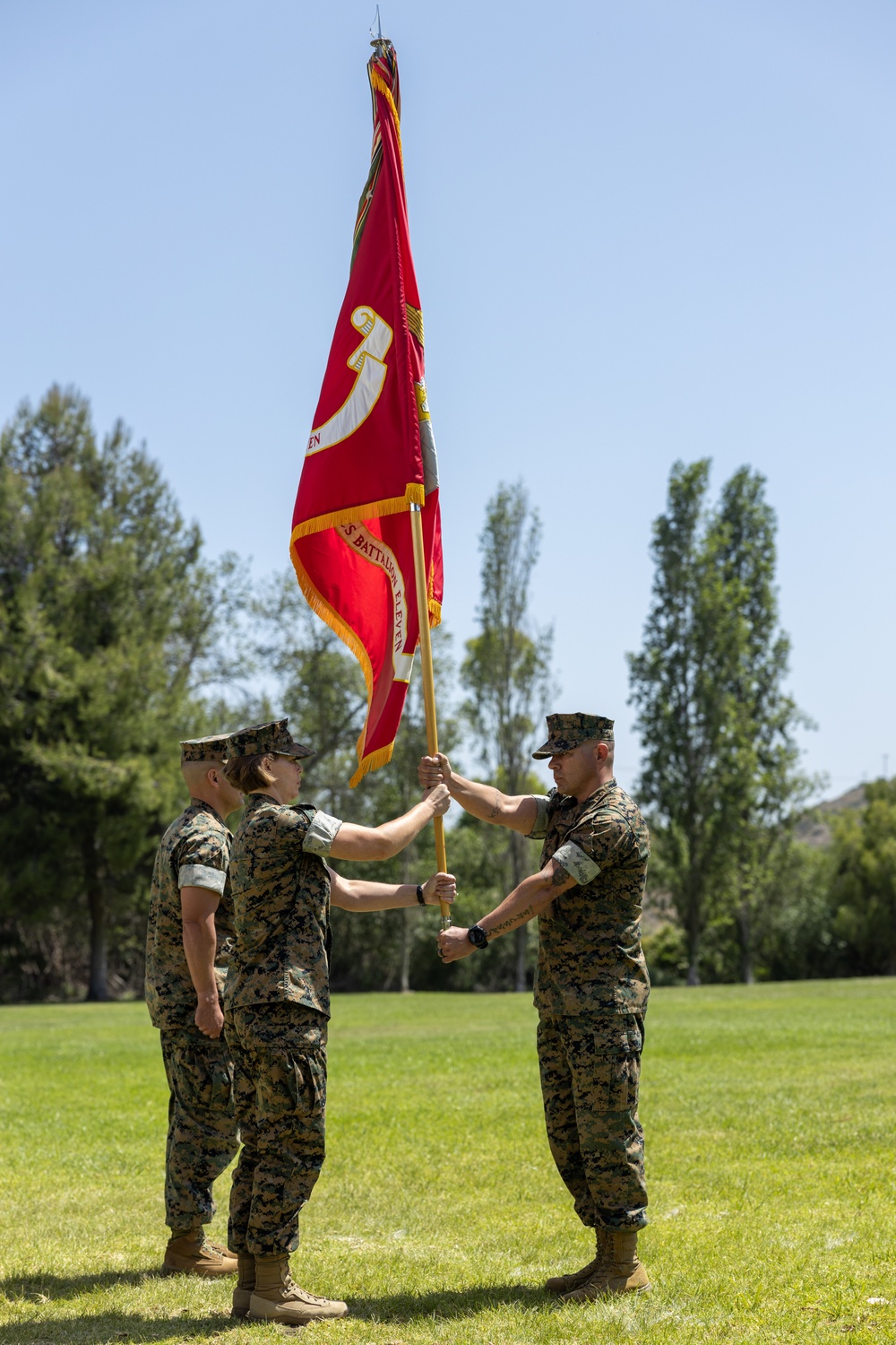 CLB-11 Change of Command Ceremony