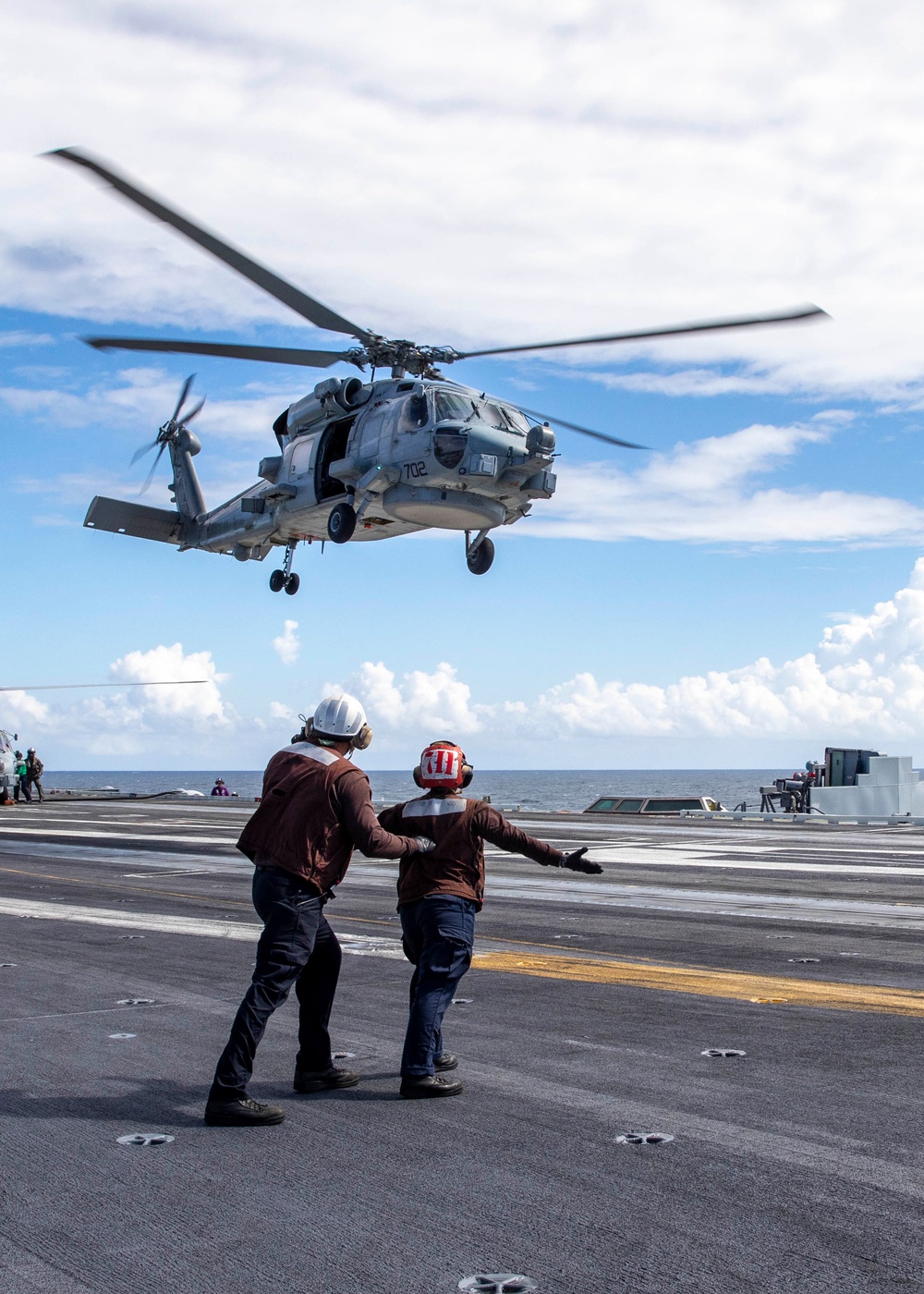 USS George H.W. Bush (CVN 77) Participates in Straits Transit Training Event