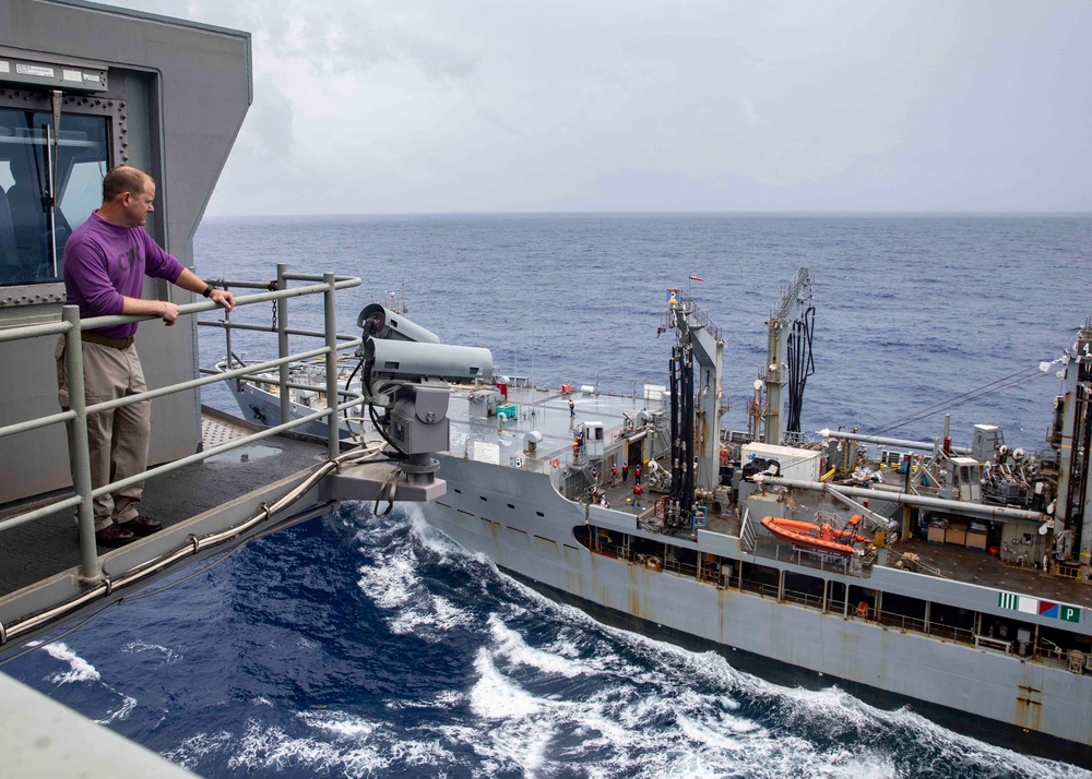 USS George H.W. Bush Conducts Underway Replenishment