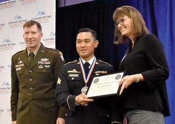 Luncheon honors enlisted members