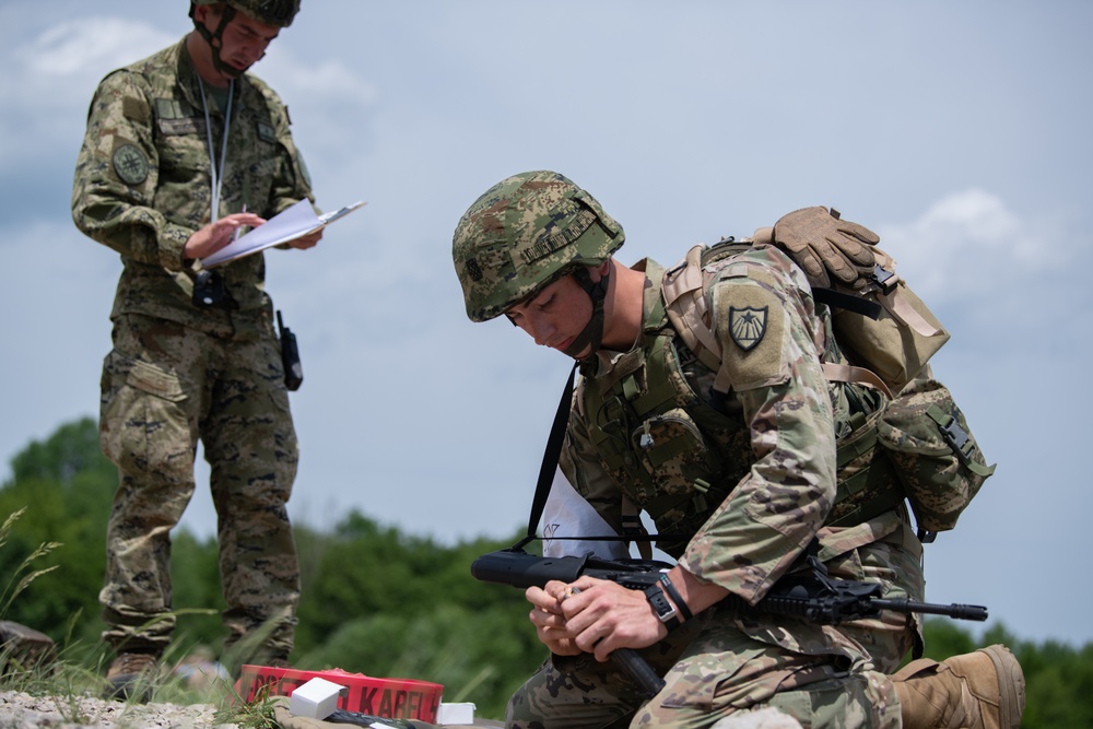 Minnesota Soldiers Compete in Croatian Best Soldier Competition