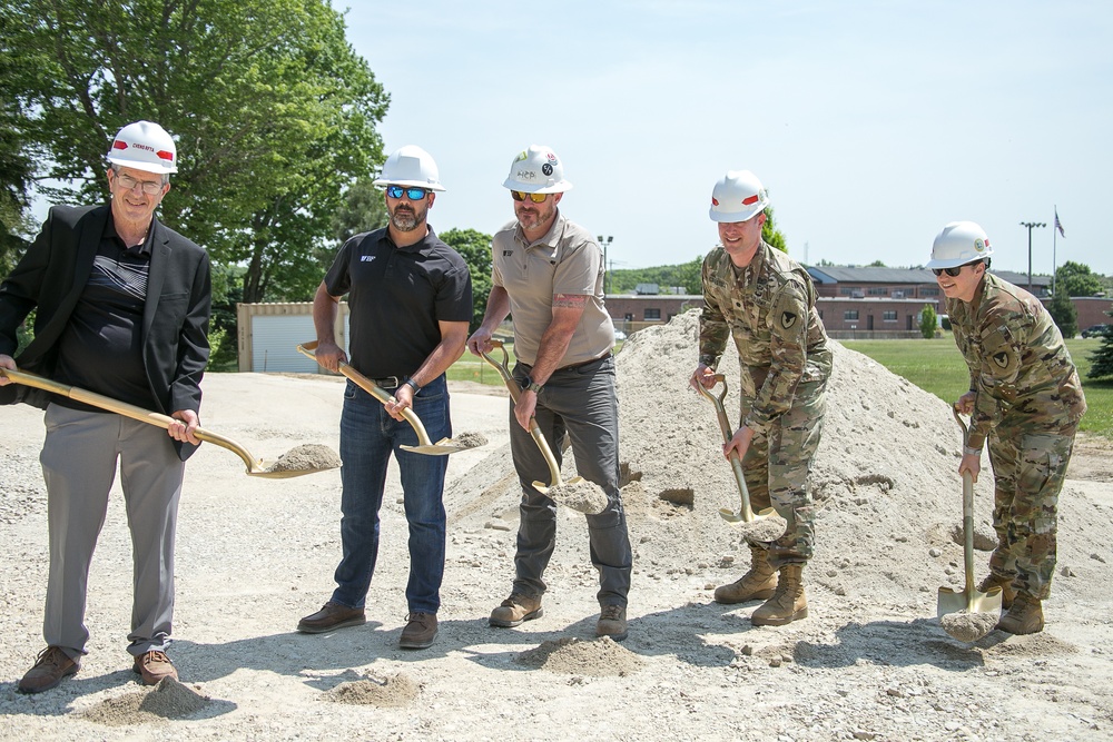 Groundbreaking for the new BeaverFit at Fort Devens