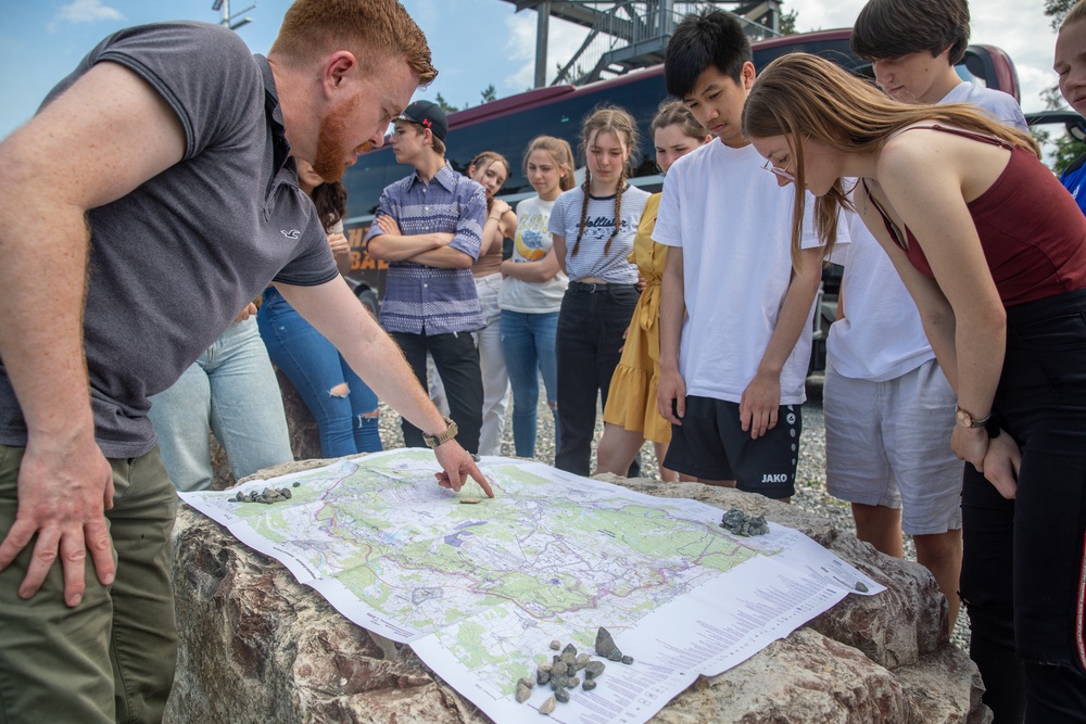 Pegnitz students visit Grafenwoehr Training Area