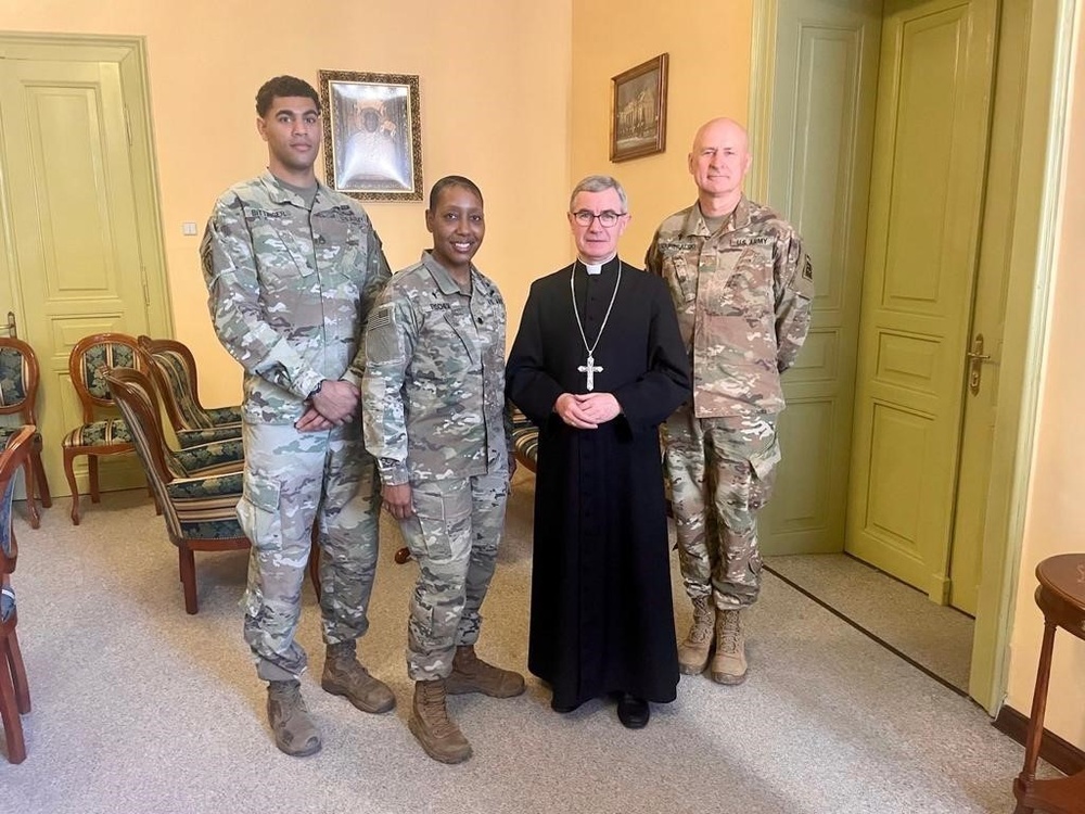 Poland-Born Chaplain Returns from Building U.S- Polish Ties