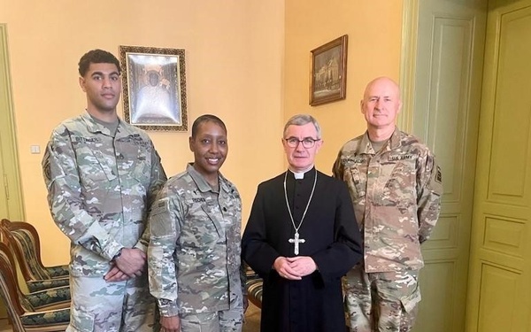 Poland-Born Chaplain Returns from Building U.S- Polish Ties