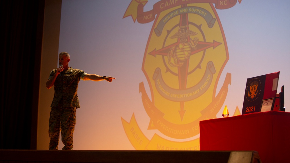 MCB Camp Lejeune receives the Commander in Chief Installation Excellence Award