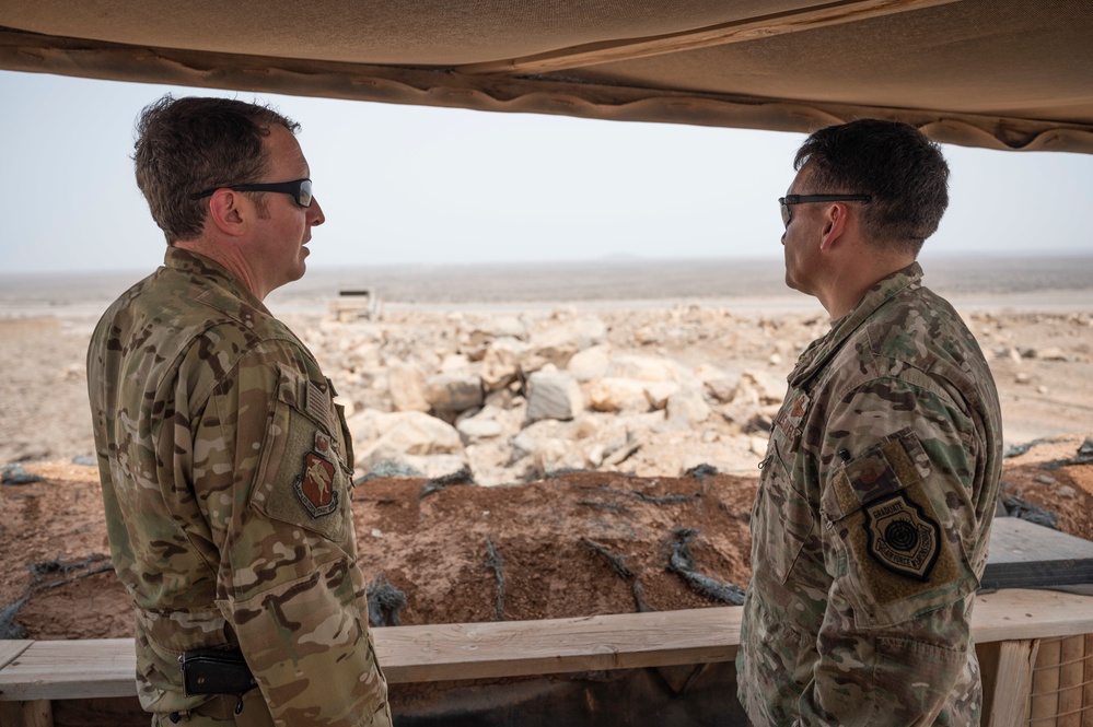 Incoming  449th Air Expeditionary Group commander visits Chabelley Airfield, Djibouti