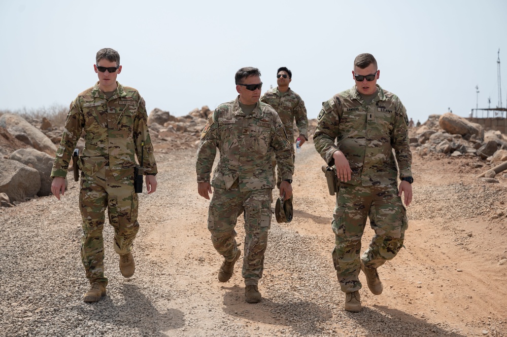 Incoming  449th Air Expeditionary Group commander visits Chabelley Airfield, Djibouti