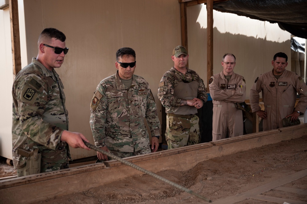 Incoming  449th Air Expeditionary Group commander visits Chabelley Airfield, Djibouti