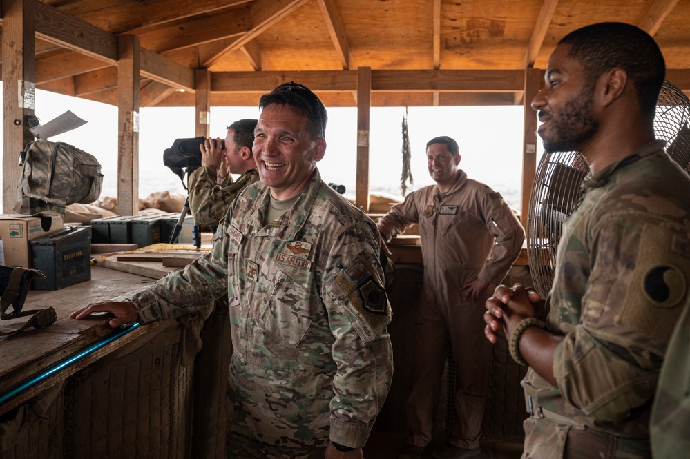 Incoming  449th Air Expeditionary Group commander visits Chabelley Airfield, Djibouti