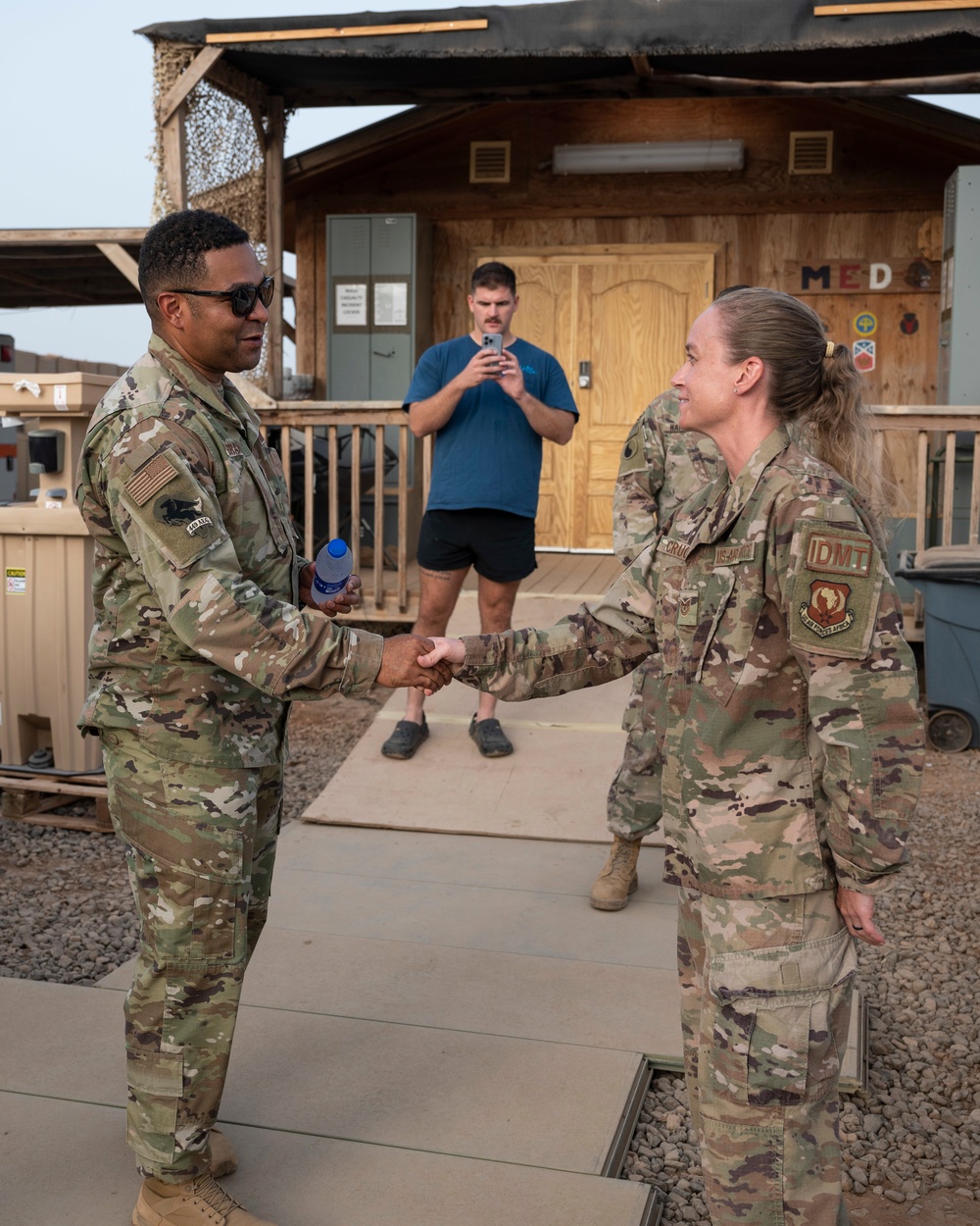 Incoming  449th Air Expeditionary Group commander visits Chabelley Airfield, Djibouti