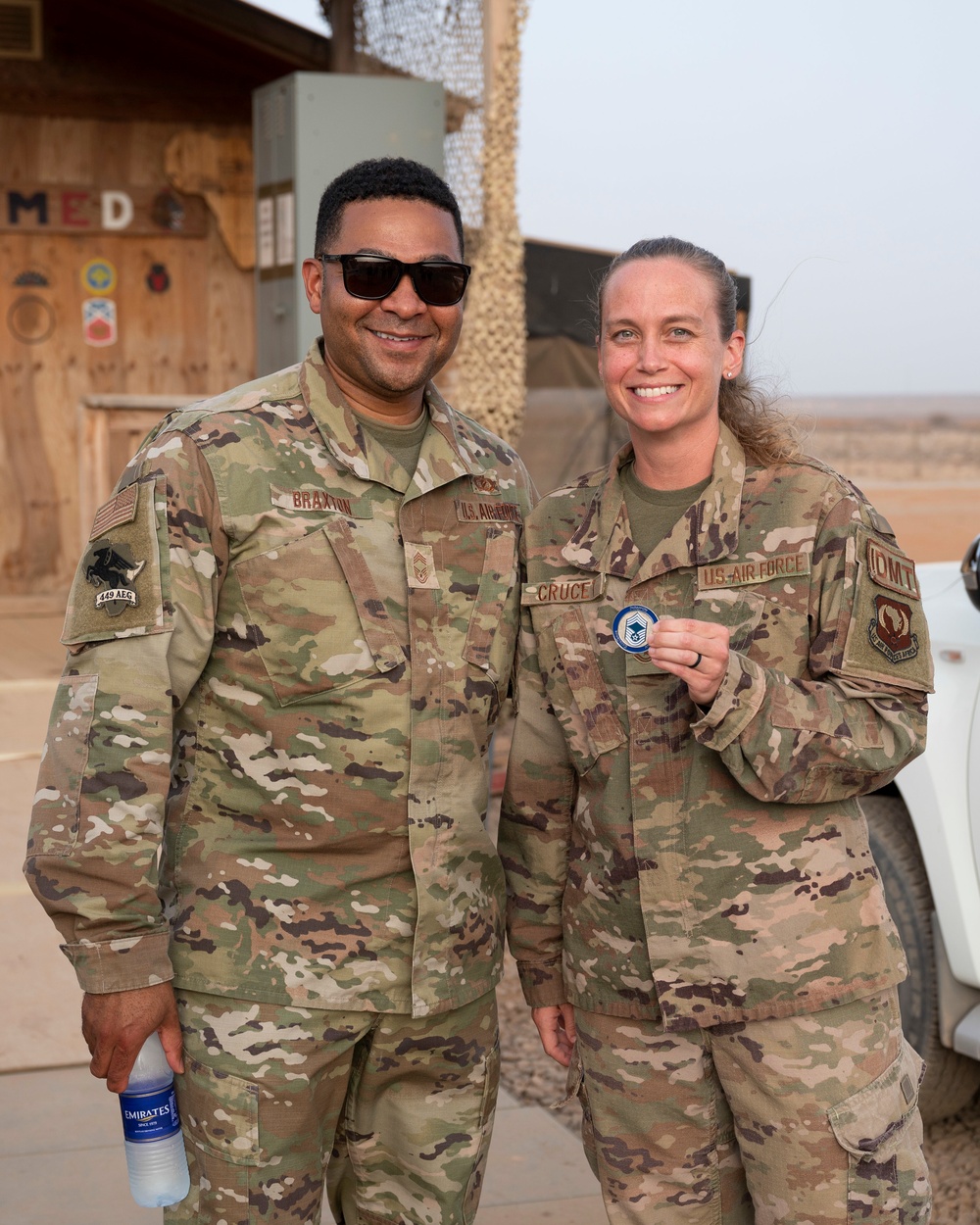 Incoming  449th Air Expeditionary Group commander visits Chabelley Airfield, Djibouti