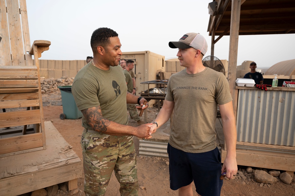 Incoming  449th Air Expeditionary Group commander visits Chabelley Airfield, Djibouti