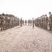 U.S. Air Force fire protection specialists conduct fire engine push ceremony at Nigerien Air Base 201, Niger