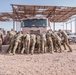 U.S. Air Force fire protection specialists conduct fire engine push ceremony at Nigerien Air Base 201, Niger