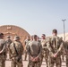 U.S. Air Force fire protection specialists conduct fire engine push ceremony at Nigerien Air Base 201, Niger