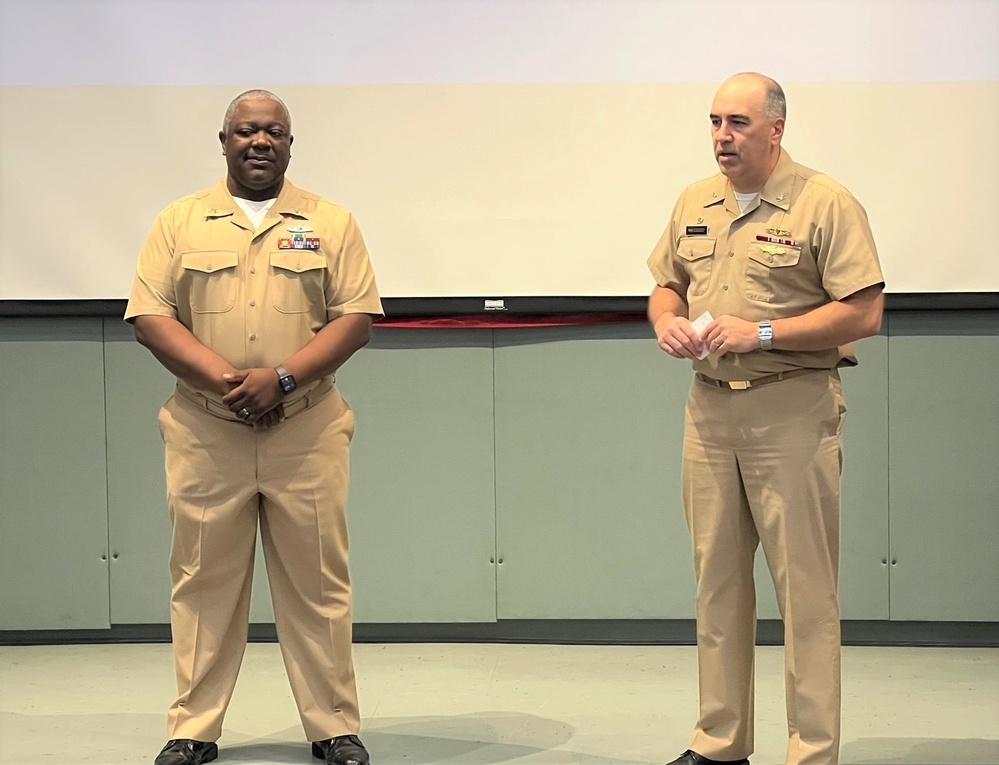 U.S. Navy Frocking Ceremony Promotes NSWCDD's FCACS Justin Preyer to Master Chief Petty Officer