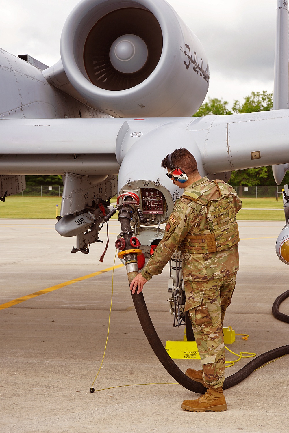 Integrated Combat Turn Refueling during Agile Combat Employment (ACE) training