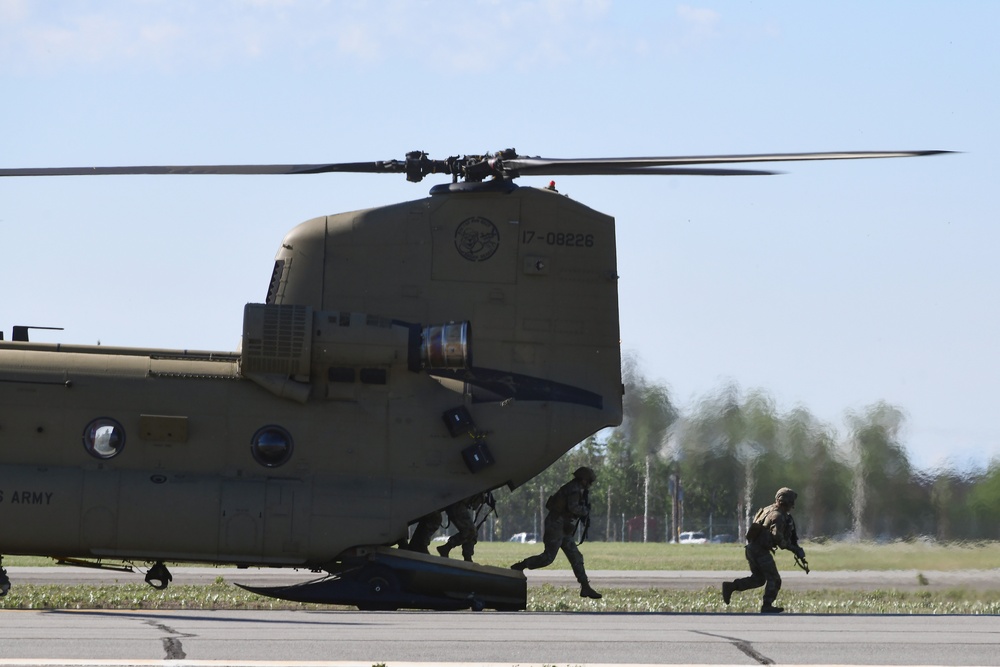 11th Airborne Division activation ceremonies