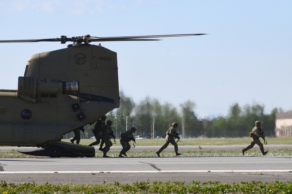 11th Airborne Division activation ceremonies