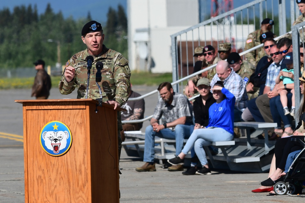 11th Airborne Division activation ceremonies