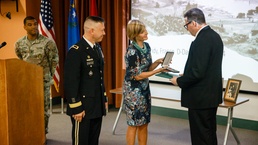 Two deceased Soldiers were recognized with posthumous Bronze Star Medals for WWII service