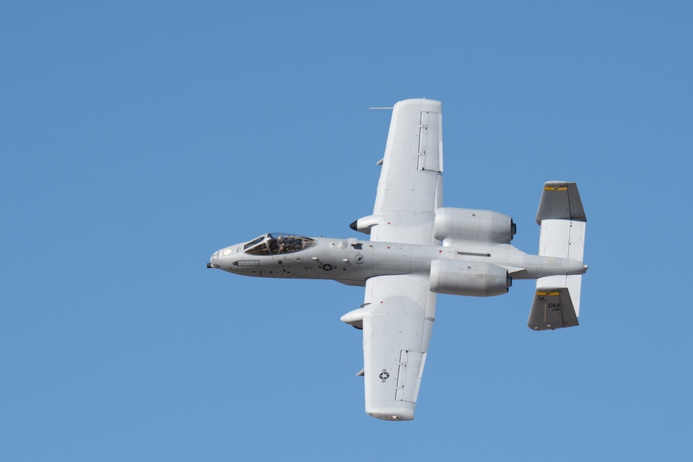 A-10 Demonstration Team practices for upcoming airshows