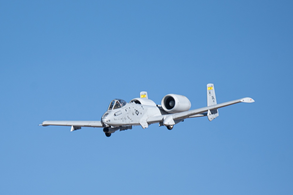 A-10 Demonstration Team practices for upcoming airshows