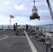 HSC 28 Sailors Load an MQ-8B Fire Scout onto USS Billings