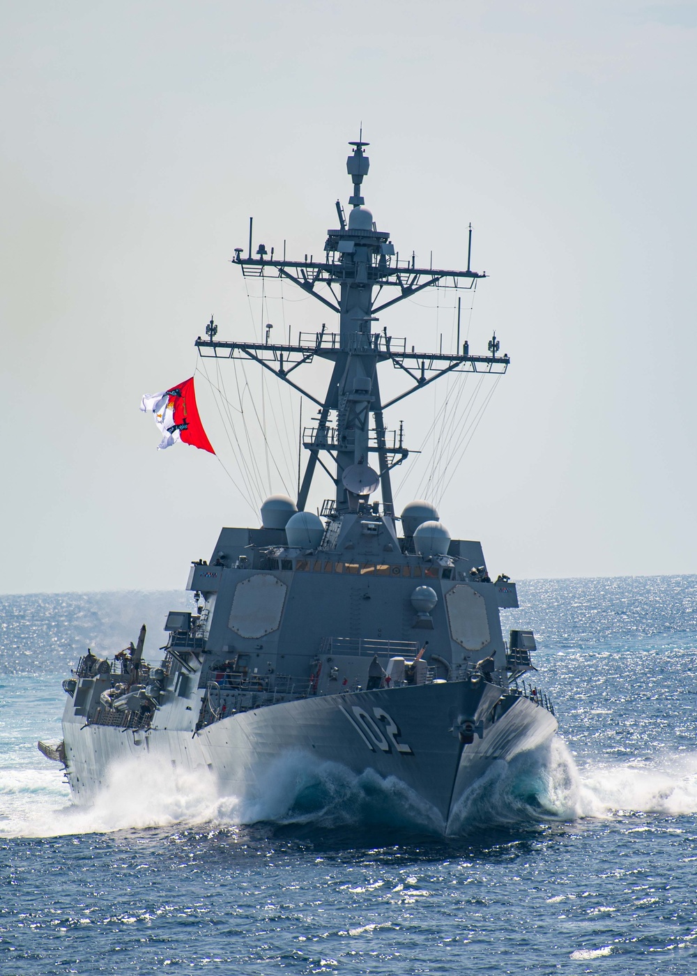 USS Sampson CONDUCTS NORMAL UNDERWAY OPERATIONS