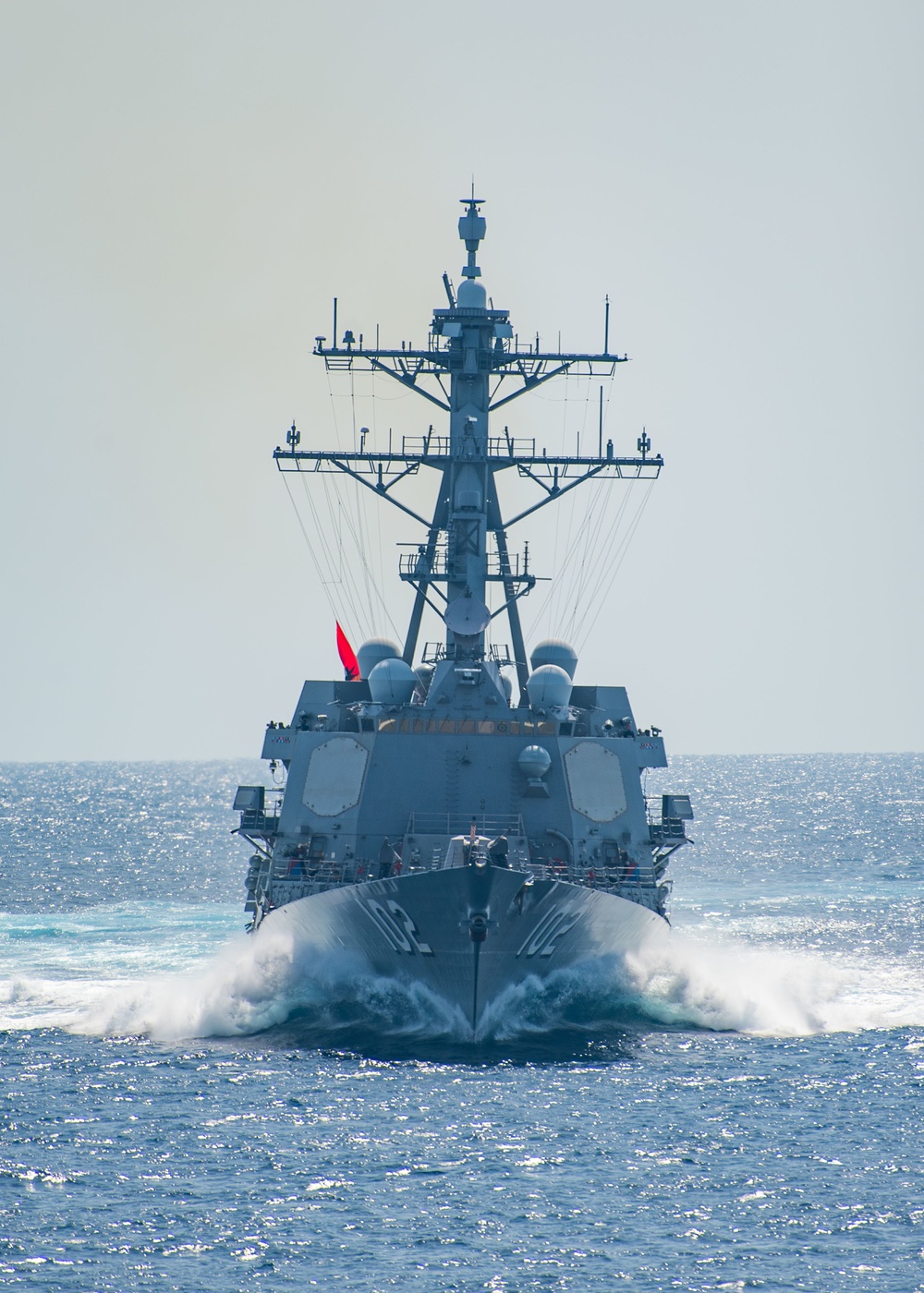 USS SAMPSON CONDUCTS ROUTINE UNDERWAY OPERATIONS