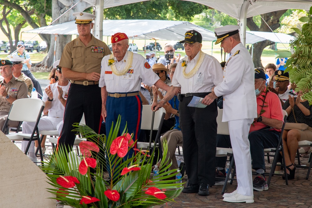 Battle of Midway Veterans Honored in Honolulu