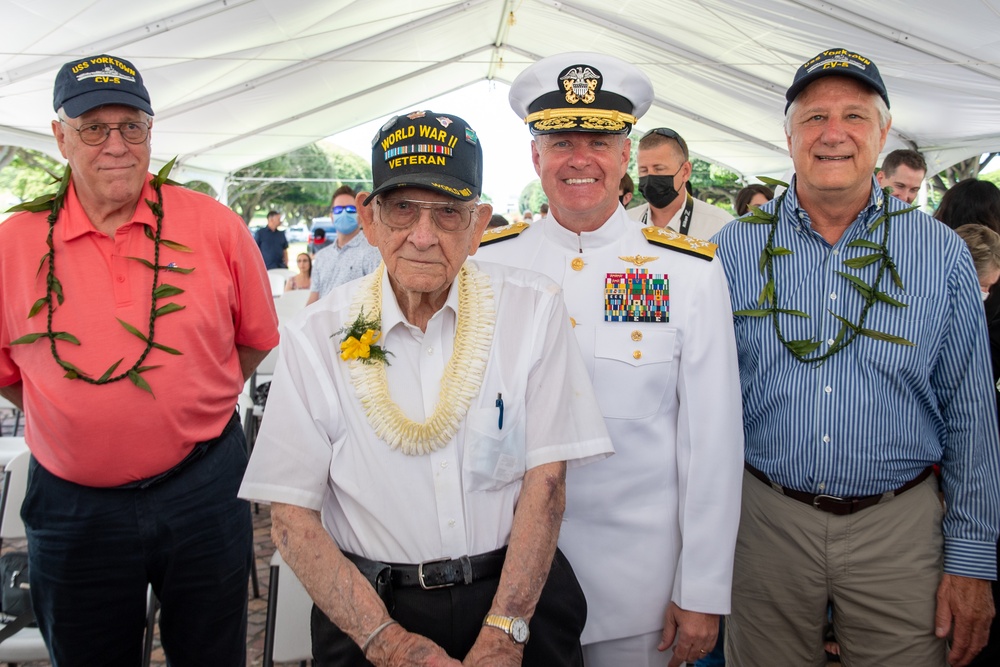 Battle of Midway Veterans Honored in Honolulu