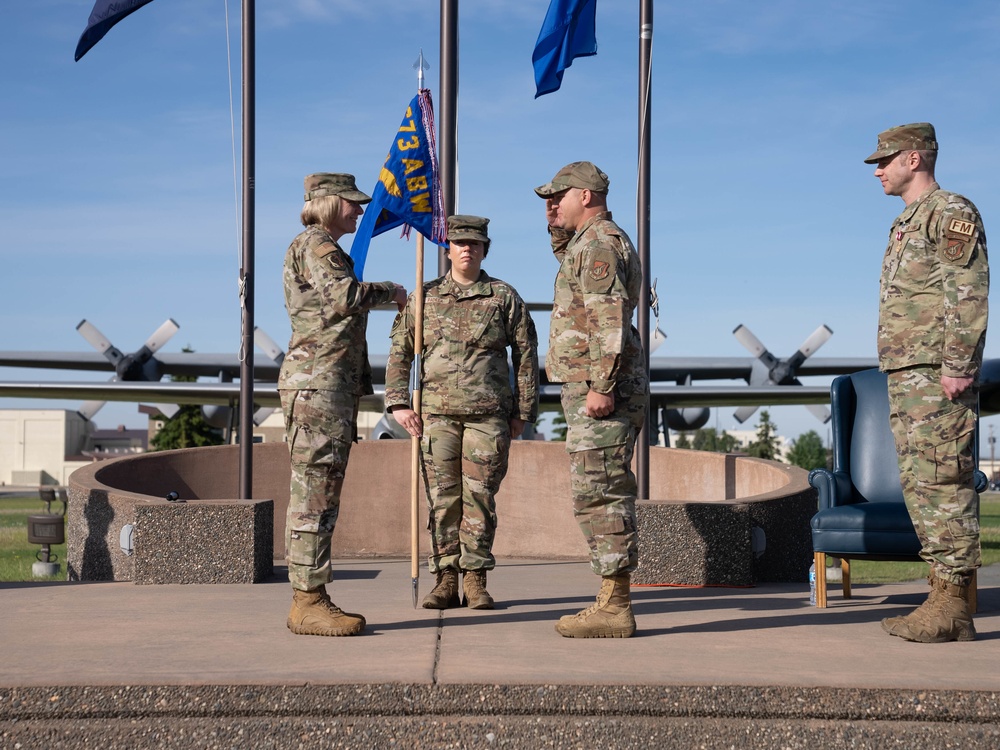 673d Comptroller Squadron Change of Command