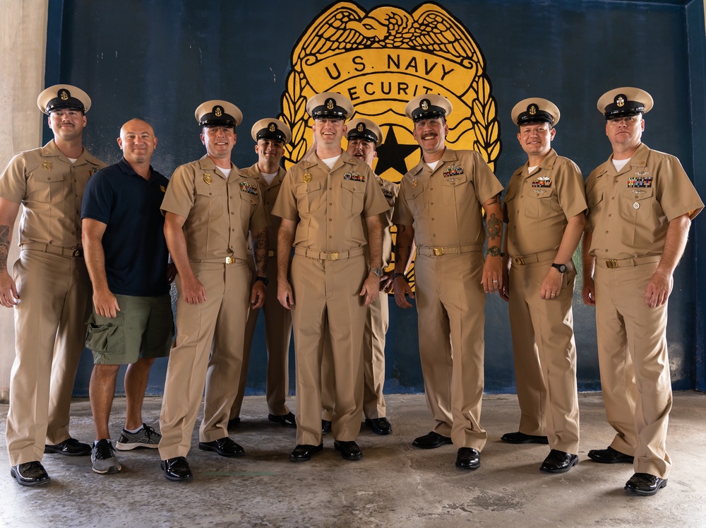 Senior Chief Pinning at U.S. Naval Base Guam