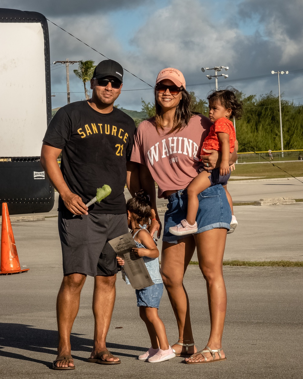 Families Turn Up for Jump House Carnival at Naval Base Guam