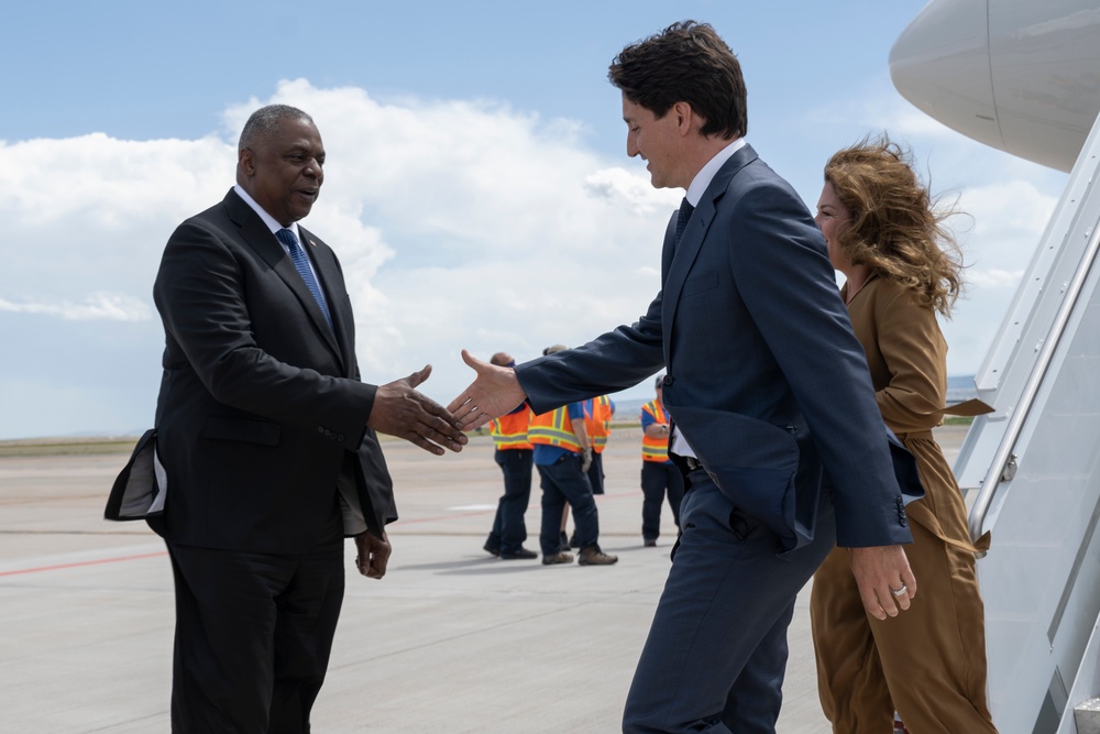 SECDEF Visit to Peterson Space Force Base and Cheyenne Mountain Complex