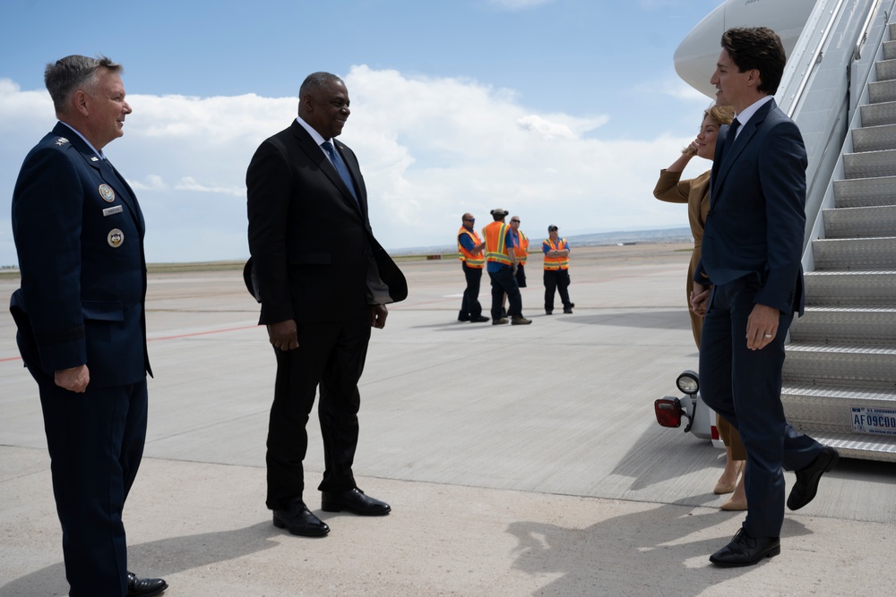 SECDEF Visit to Peterson Space Force Base and Cheyenne Mountain Complex