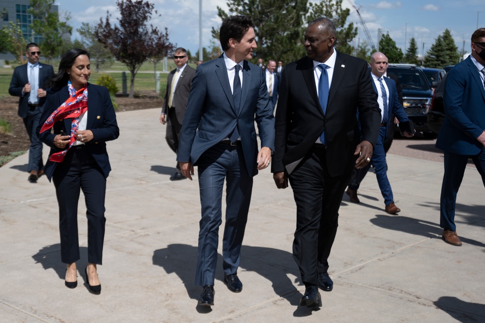 SECDEF Visit to Peterson Space Force Base and Cheyenne Mountain Complex