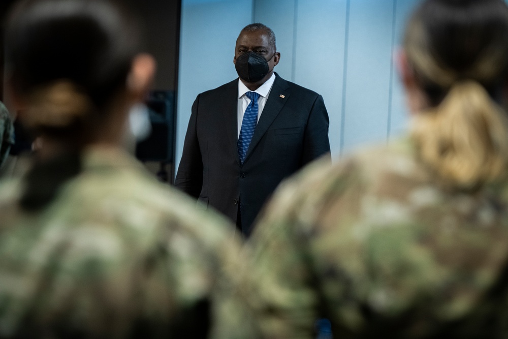 SECDEF Visit to Peterson Space Force Base and Cheyenne Mountain Complex