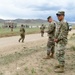 U.S. Army Brig. Gen. Wayne Don observes a Cordon and Search Drill