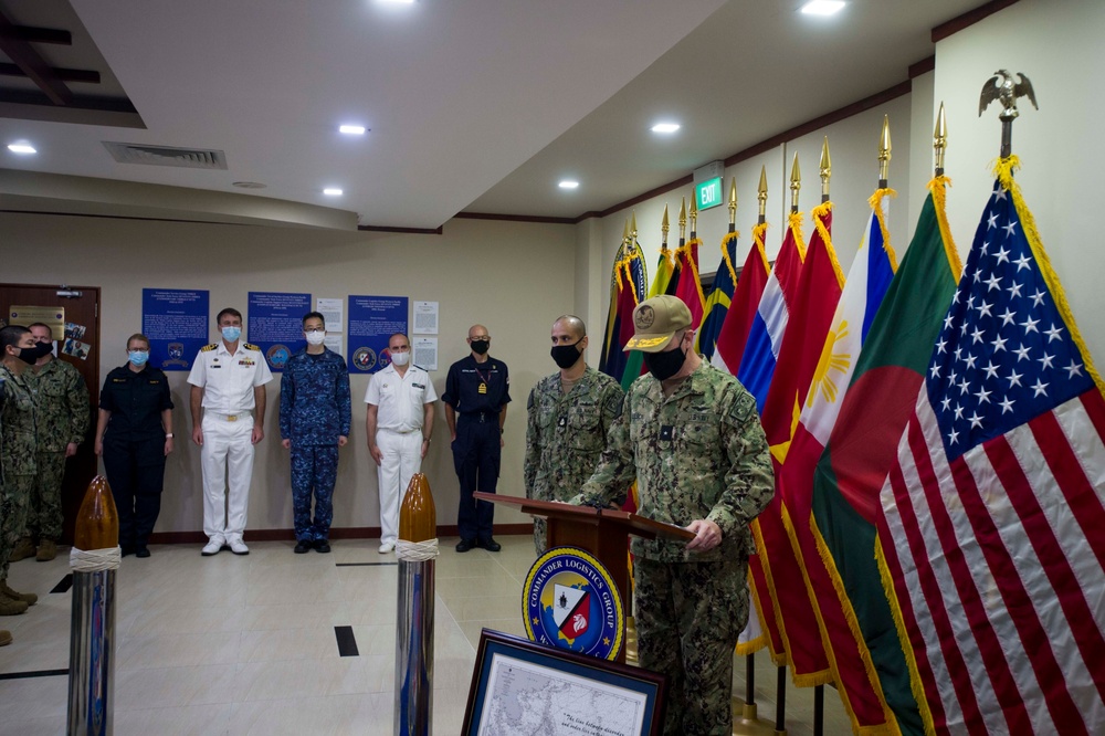 COMLOG WESTPAC Change of Command