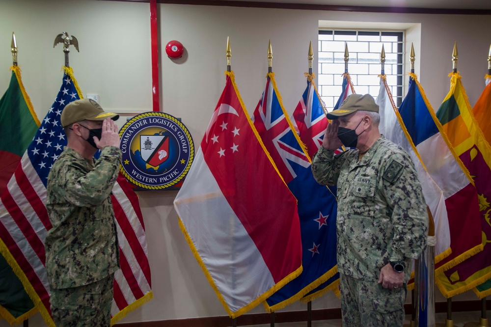 COMLOG WESTPAC Change of Command