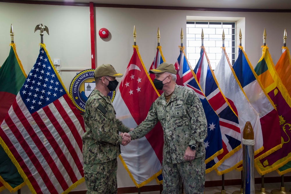 COMLOG WESTPAC Change of Command